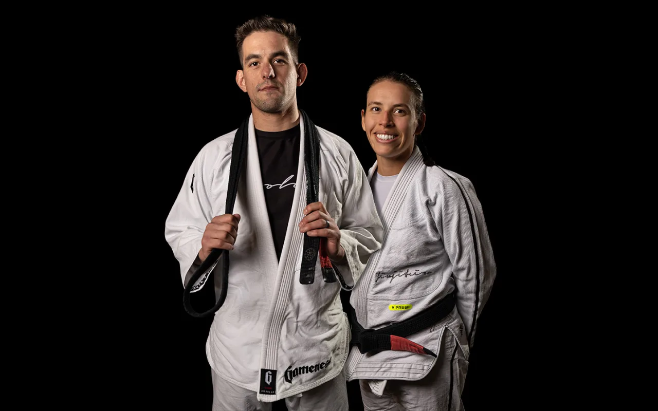 Darien and Nikki Molina, the coaches at Praxis Jiu Jitsu Academy